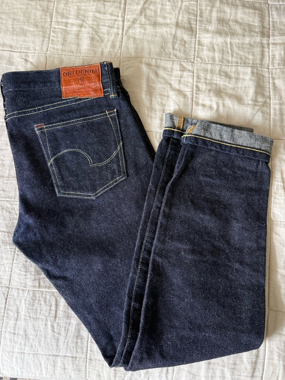 Men's Slim Straight Jeans - Dark Indigo